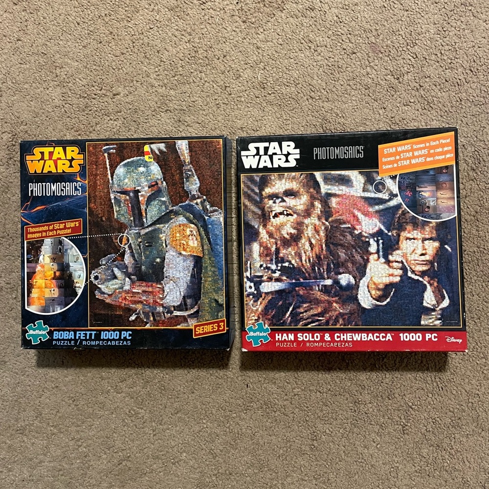 NEW! 2 Star Wars Jigsaw Puzzles